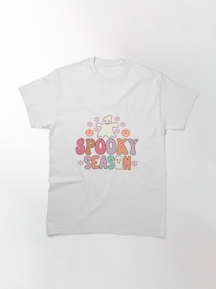 Groovy Ghost Spooky Season Classic T Shirt 7