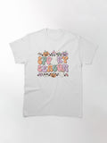 Retro Groovy Halloween Spooky Season Classic T Shirt