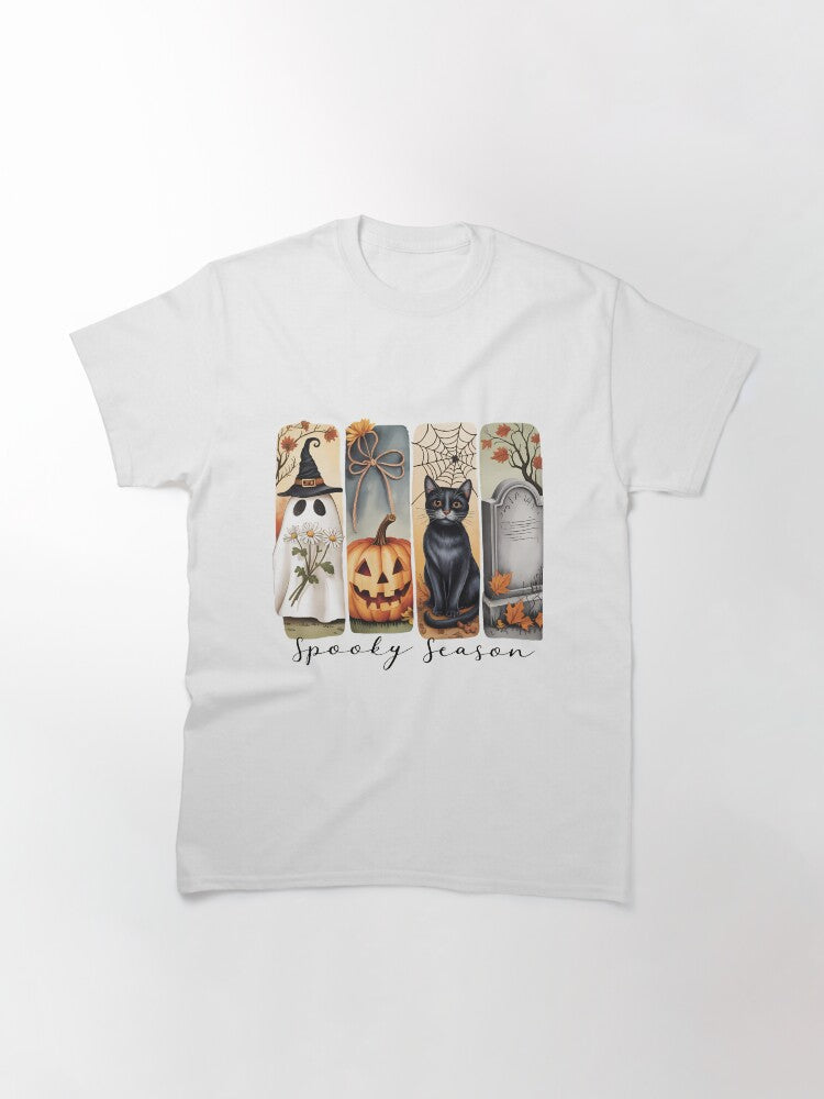 Spooky Season Halloween Bookmarks Classic T Shirt
