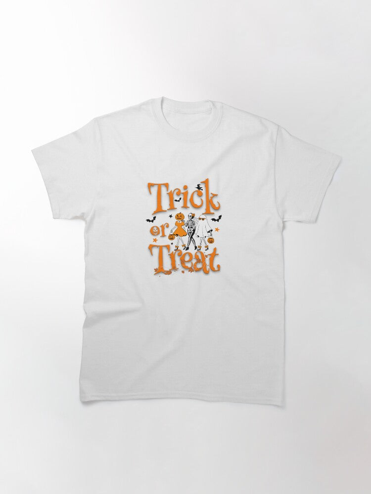 Halloween Trick Or Treat Classic T Shirt Gift Ready 2