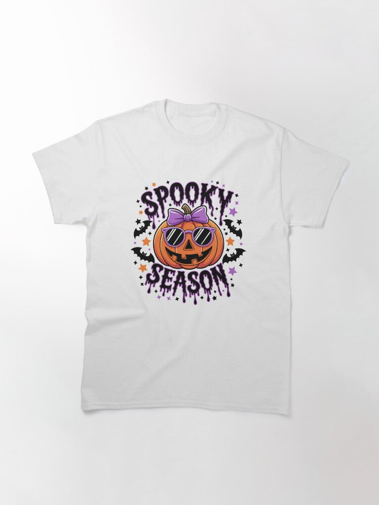 Spooky Season Retro Halloween Classic T Shirt 3