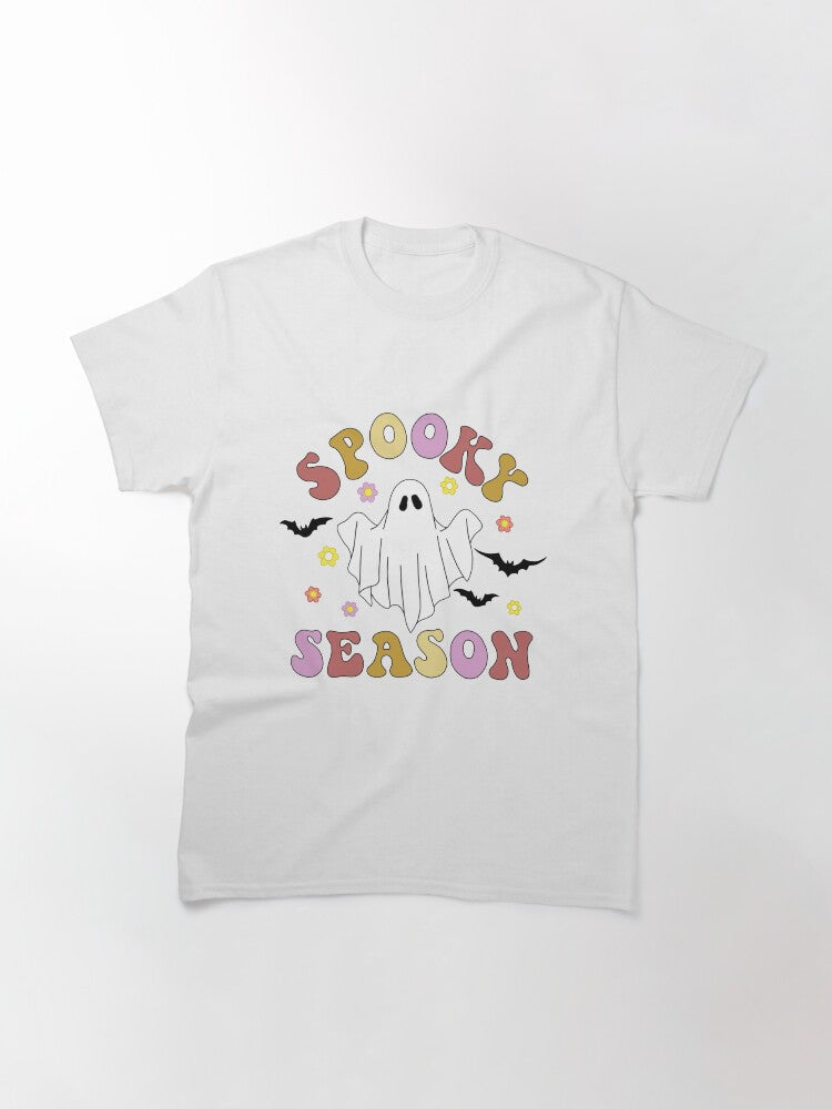 Spooky Season Ghost Classic T Shirt 6