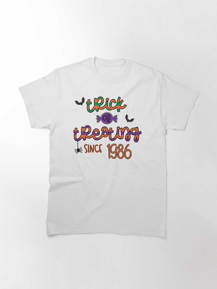Trick Or Treat Happy Halloween Classic T Shirt Everyday Wear 5