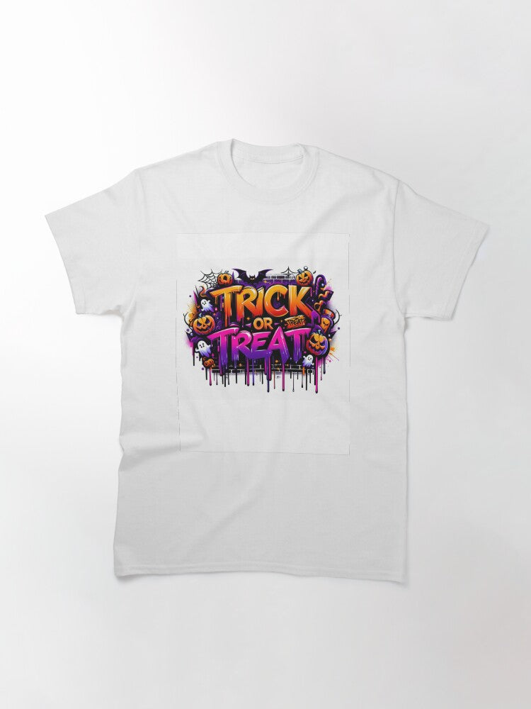 Trick Or Treat Classic T Shirt Minimal Style 30
