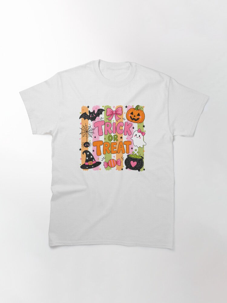 Trick Or Treat Classic T Shirt US Trend 10