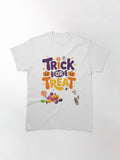 Trick Or Treat Classic T Shirt Minimal Style