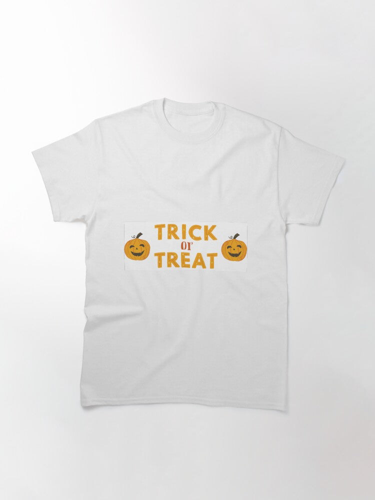 Trick Or Treat Classic T Shirt Minimal Style 5