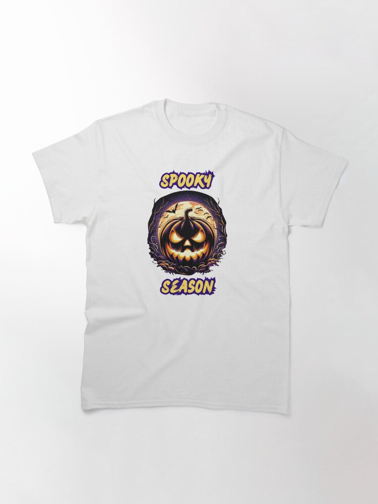 Spooky Season Pumpkin Halloween Classic T Shirt 2