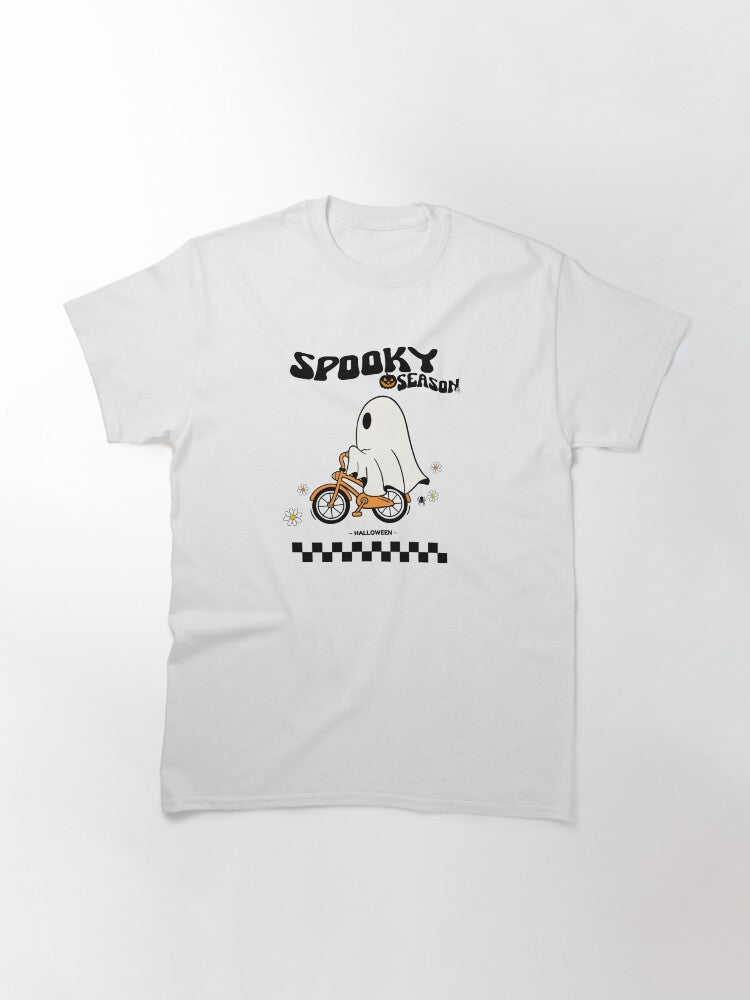 Spooky Season Ghost Classic T Shirt 8