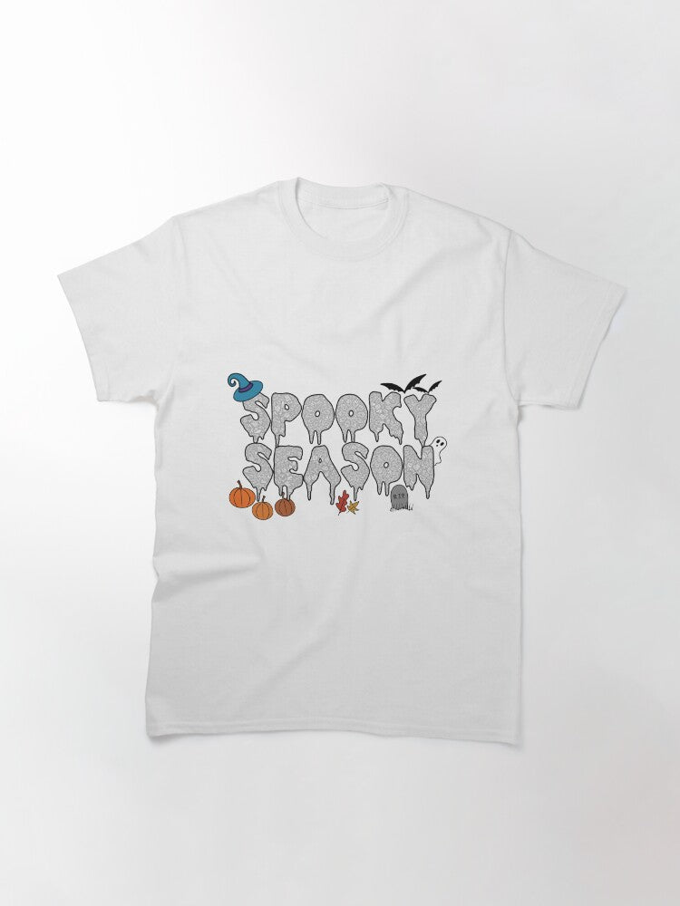 Spooky Season Design Halloween Art Fall Art Autumn Art Classic T Shirt