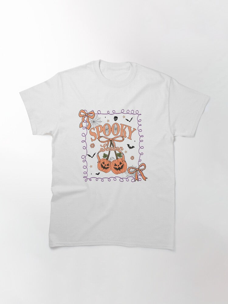 Retro Halloween Spooky Season Classic T Shirt