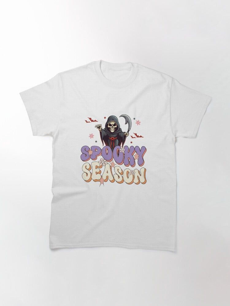 Spooky Witch Ghost Season Fall Halloween Design Classic T Shirt