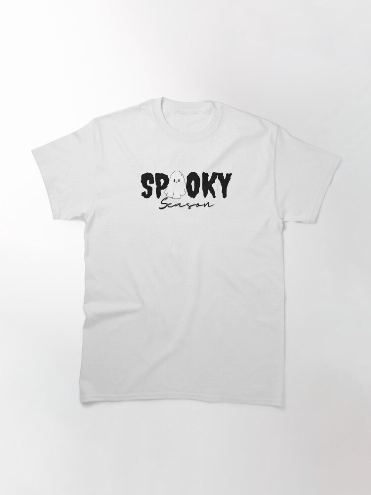 Spooky Season Cute Ghost For Halloween Classic T Shirt