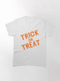 Trick Or Treat Spooky Halloween Design Classic T Shirt Minimal Style