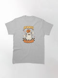Womens Spooky Season Retro Groovy Halloween Costume Men Kids Classic T Shirt