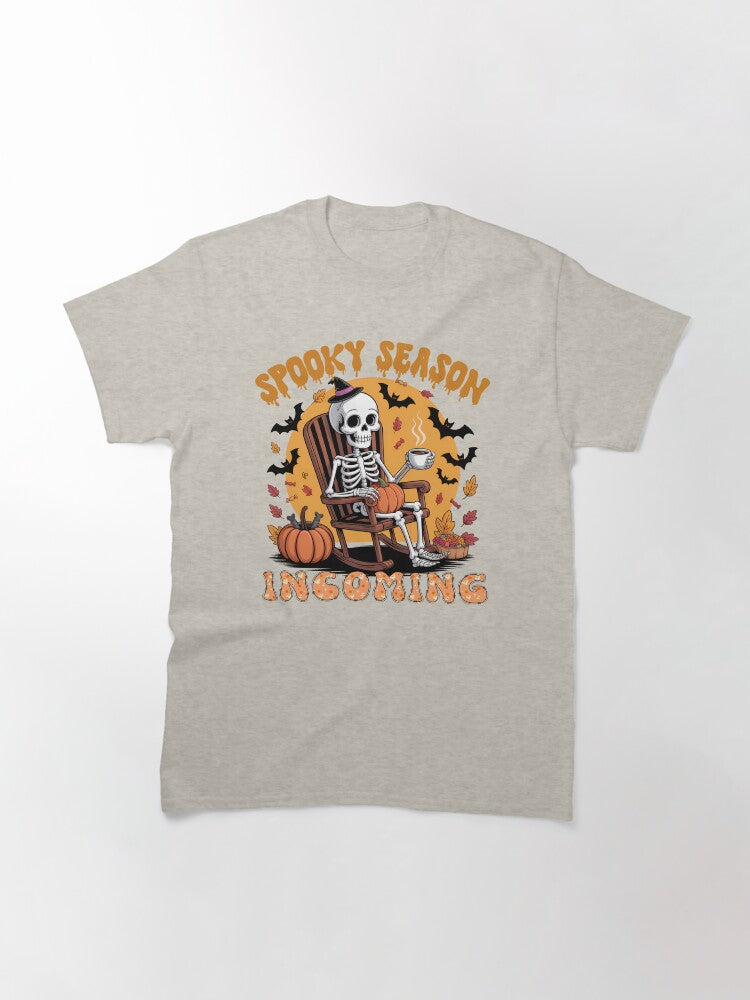Spooky Season Incoming Shirt Halloween Spooky Season Shirt Fall Vibes Graphic T Shirt For October Classic