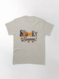 Spooky Season Black Cat Pumpkin Fall Shirt Classic T Shirt
