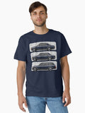 Family drawing of the German car eternal traveler elegant tireless and indestructible Classic T Shirt T Shirt Streetwear