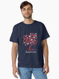 The caption Rooted in Love conveys the idea of having love as a strong foundational element in one life Classic Shirt T
