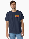 Pizza Shirt Pocket Classic Shirt T Shirt Minimal Style