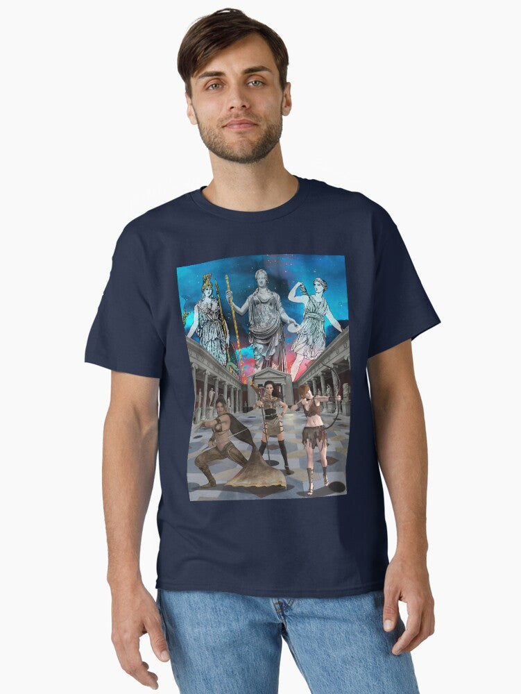 65 MCMLXV Greek Mythology Goddesses and Amazons Temple Classic T Shirt T Shirt High Search Demand New Year Trend