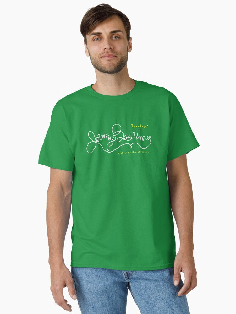 Jeremy Bearimy in white with notation Classic T Shirt T Shirt Minimal Artwork