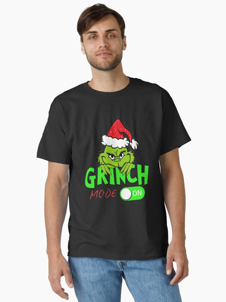 GRINCH MODE ON Classic T Shirt T Shirt Holiday Trending Christmas Season Pick