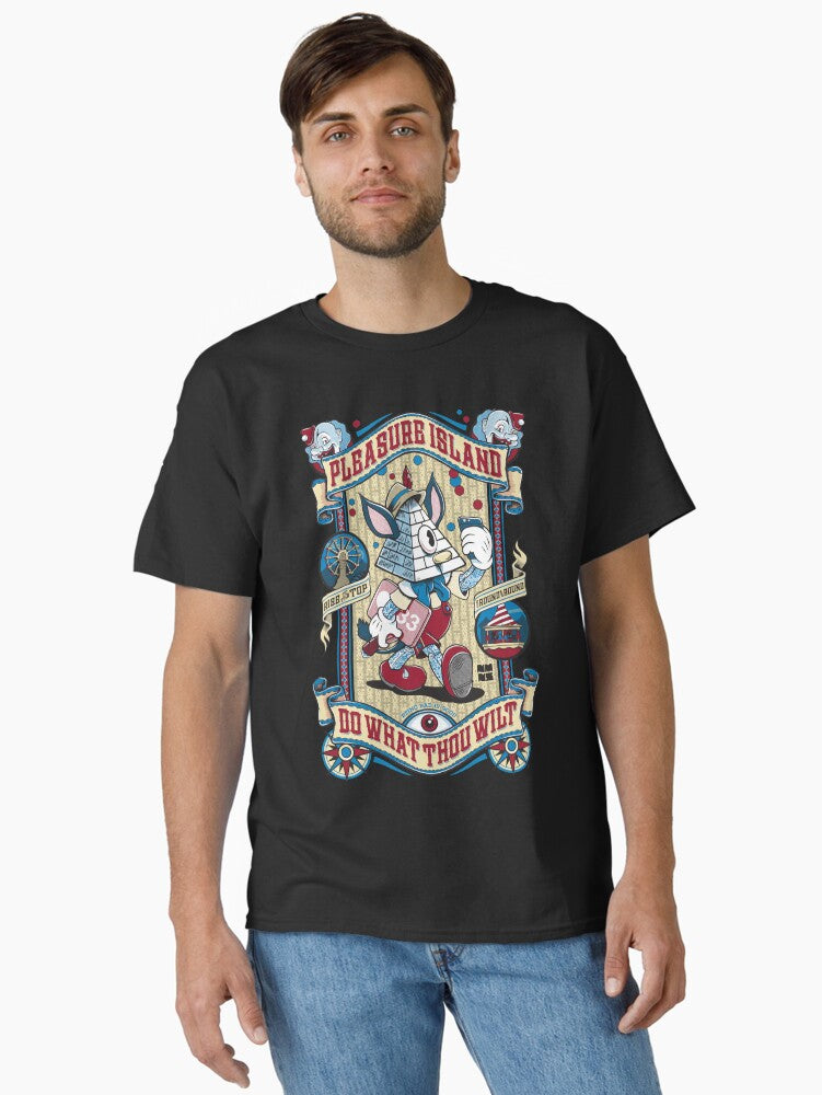 Pleasure Island Fairground Vintage Cartoon Classic Book Classic T Shirt T Shirt Premium Quality Top Rated Design