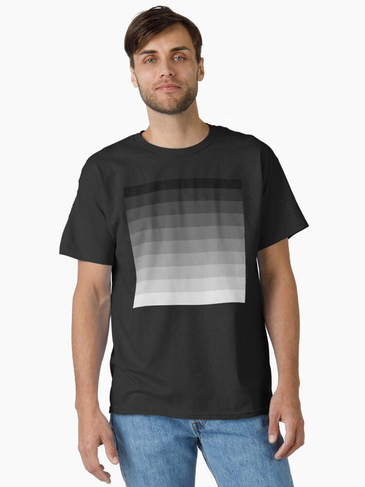 Shades of black fade to grey pattern Classic Shirt T Shirt US Market