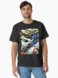 Futuristic Camouflage Colourful Abstract Fusion Camo Swirl Classic T Shirt T Shirt Viral US Style Top Rated Design