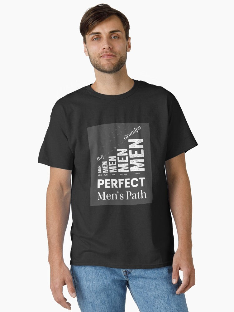Perfect men path Classic Shirt T Shirt Everyday Wear