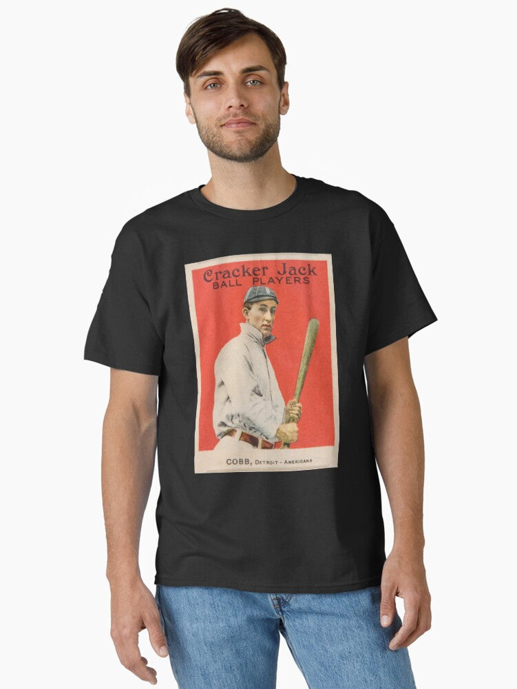 Let s Play Ball Ty Cobb Classic T Shirt T Shirt Premium Print Hot Right Now