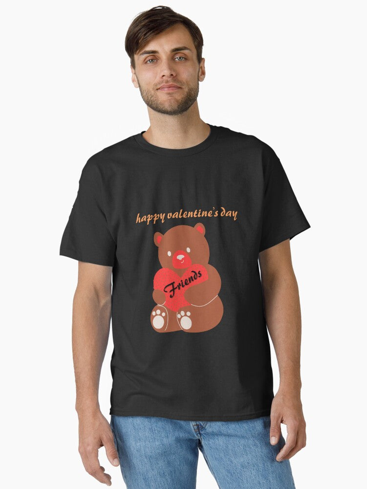 Funny Valentine day friends Classic Shirt T Shirt US Market