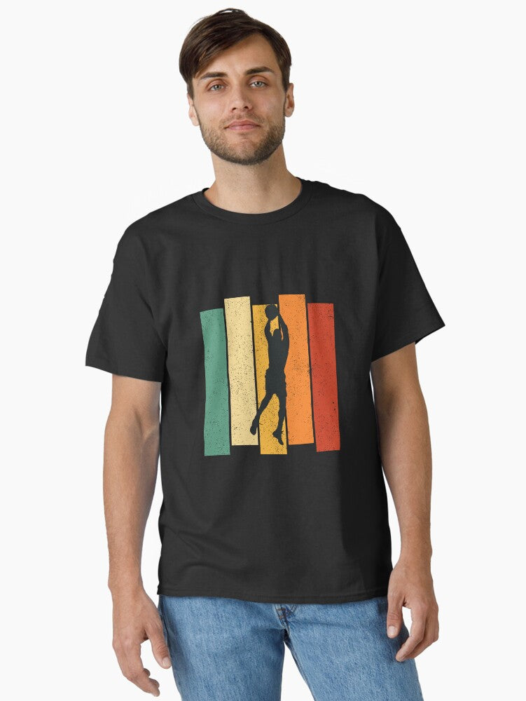 Basketball Lover Vintage Retro Basketball Player For Women & Men - Classic T-shirt | Premium Basketball Jersey | Fan Edition Apparel