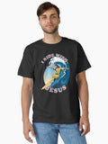I Ride With Jesus Surfing Jesus Classic Shirt T Shirt Premium Print