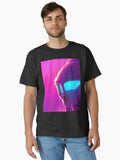 Synthwave Retro Futurism Space art Classic T-Shirt | Premium Unisex T-Shirt, Trending Graphic Tee