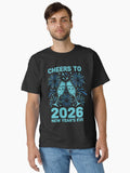 Cheers To 2026 New Year s Eve Fireworks Classic T Shirt T Shirt Viral TikTok Modern Aesthetic