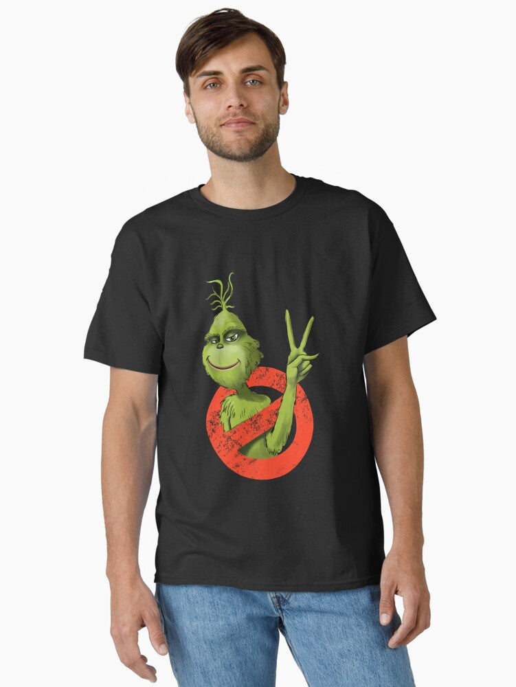 Grinch Funny Peace Hand Christmas Parody Design Classic T Shirt T Shirt Holiday Trending Christmas Season Pick