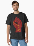 Liberation Theology Raised Fist Radical Christianity Christian Protest Social Justice Leftism Socialism Classic Shirt T