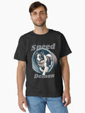 Speed Demon Boarder Collie Vintage Dog Agility Dog