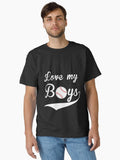 Love My Boys Art Design Classic T Shirt T Shirt High Search Demand Limited Drop Feel