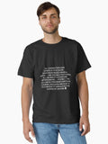 Iconic Warning Classic T Shirt T Shirt Premium Print Modern Aesthetic