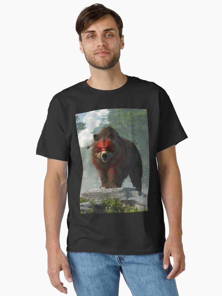 Bear Warrior Classic Shirt T Shirt Clean Design