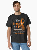 I Wear Orange For Someone I Miss Every Single Day ADHD Awareness Classic T-Shirt