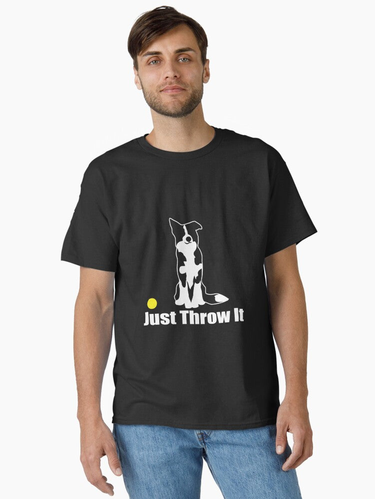 Just Throw It Border Collie Dog Nickerstickers