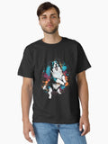 Colorful Kawaii Dancing Border Collie