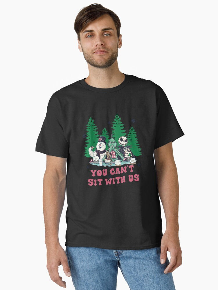 Grinch Funny Christmas Table Meme Art Classic T Shirt T Shirt Holiday Trending Christmas Season Pick
