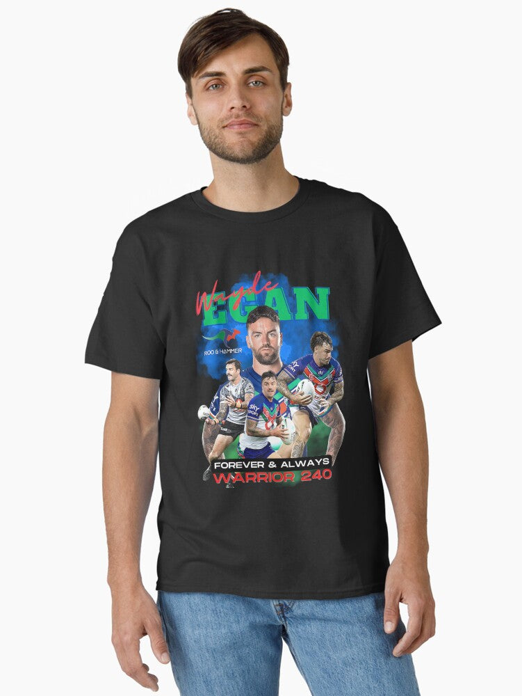 Egan - Forever Amp Always Warrior 240 Classic T-shirt | Premium Basketball Jersey | Fan Edition Apparel