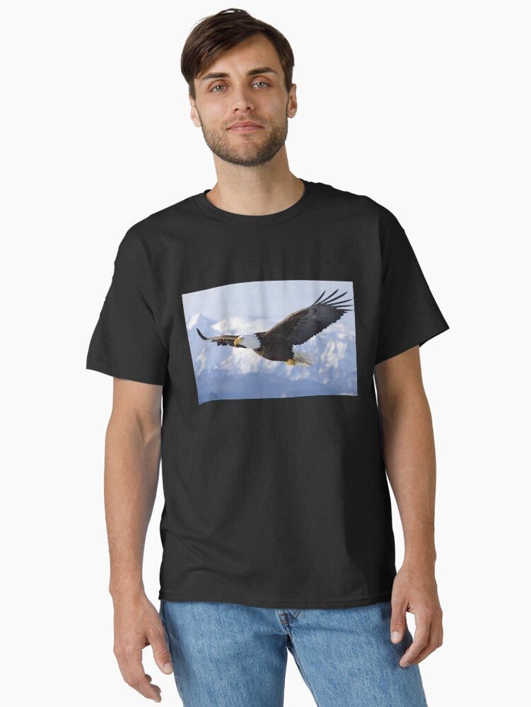 American Bald Eagle Flying High Classic Shirt T Shirt Everyday Wear