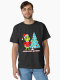 Grinch Christmas Funny Stealing Hearts Not Presents Holiday Design for family friends Classic T Shirt T Shirt Holiday Tr